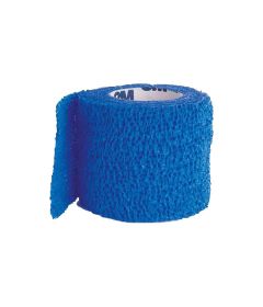 Bande élastique cohésive de contention bleue 4.5 m x 5 cm