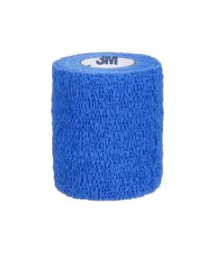 Bande élastique cohésive de contention bleue 4.5 m x 7.5 cm