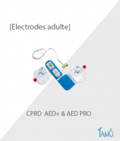 ELECTRODES ADULTE CPRD -  Défibrillateur ZOLL AED+ et AED PRO