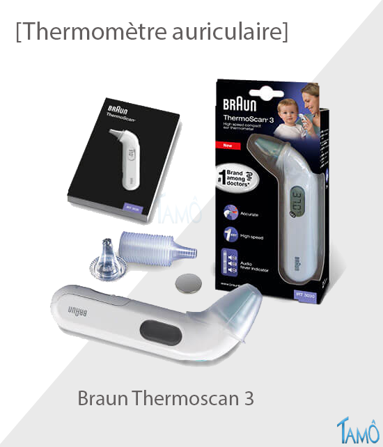 Braun ThermoScan 3 Thermomètre auriculaire 