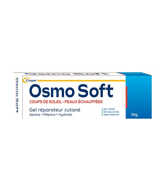 Gel brûlures Osmo soft contre les coups de soleil et les brûlures