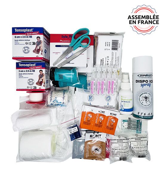 Composition pour trousse de secours rugby